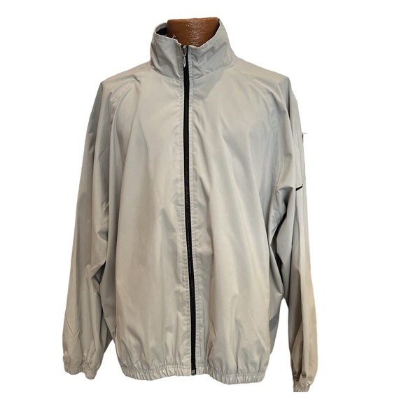 Nike Golf Swoosh Light Windbreaker Jacket Sportswear Khaki‎ Mens Size XL - Picture 1 of 15